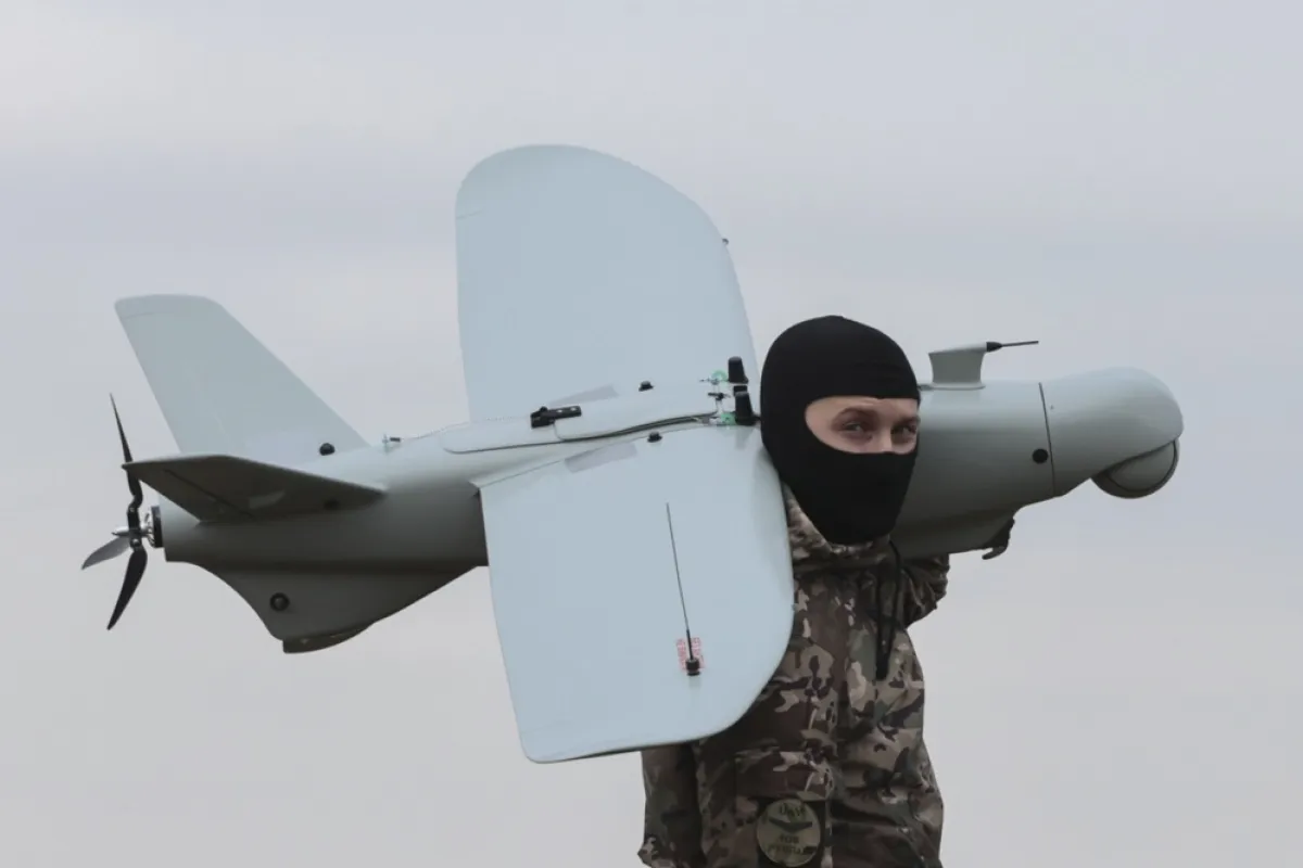Ukraine's Territorial Defense Brigade operates drones near Zaporizhzhia frontline