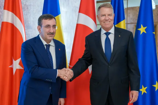 Klaus Iohannis l-a primit în vizită pe vicepreședintele turc, Cevdet Yılmaz