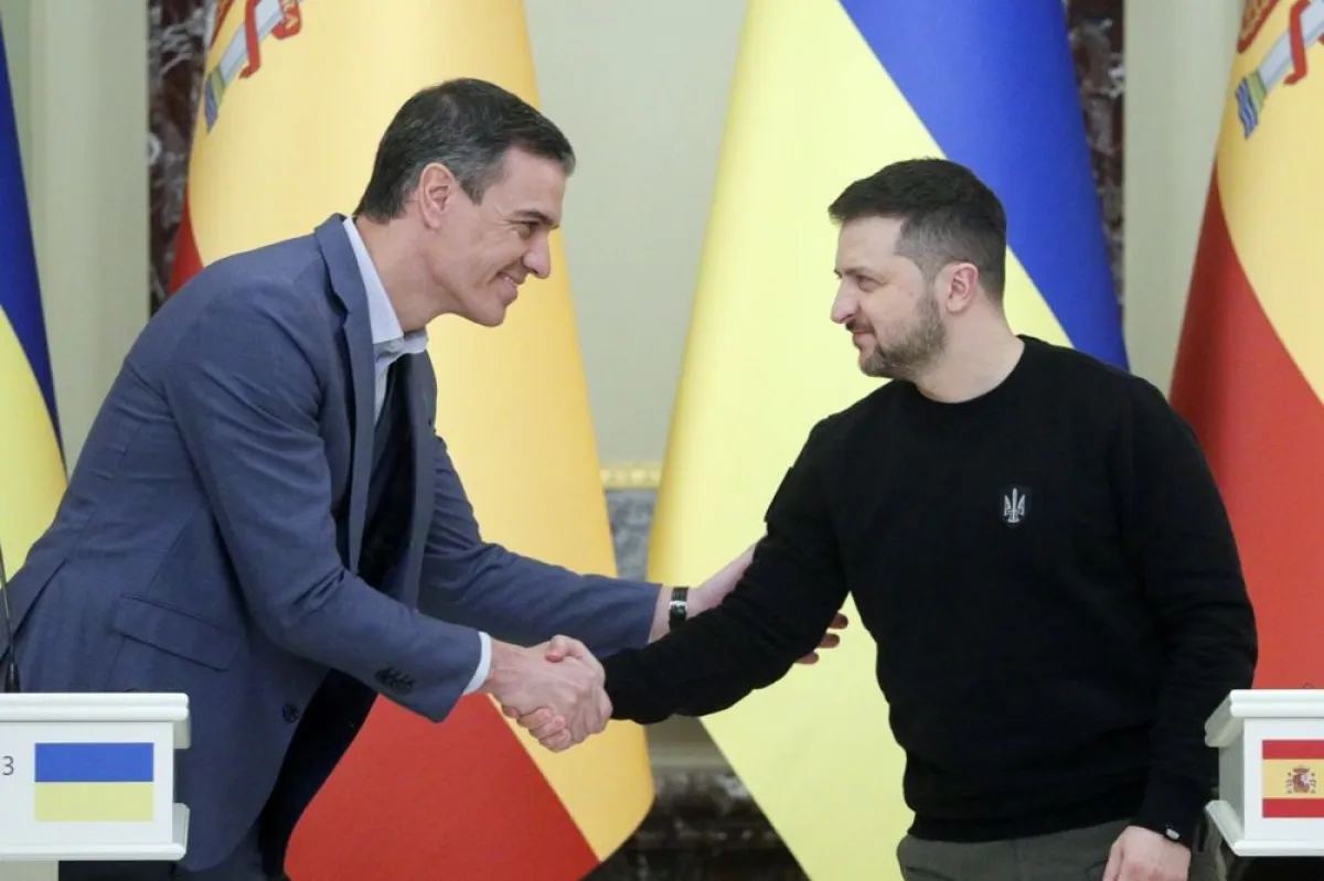 Spanish Prime Minister Pedro Sanchez visits Kyiv