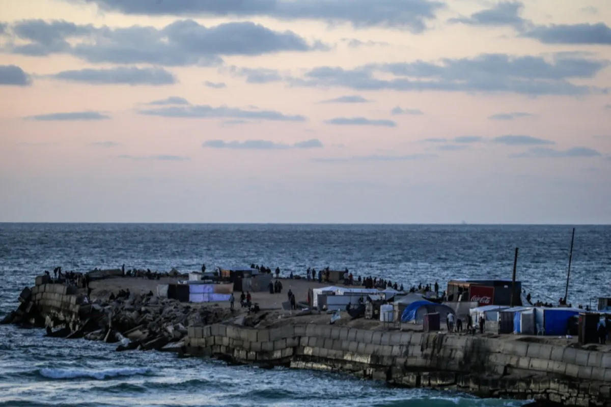 Displaced Palestinians settle in new Khan Yunis camp after evacuating Rafah
