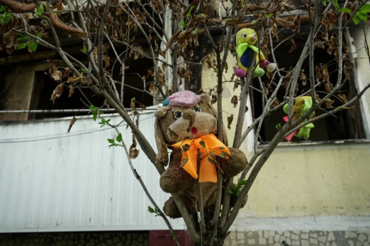 Damage in Russian border town Shebekino after Ukrainian shelling