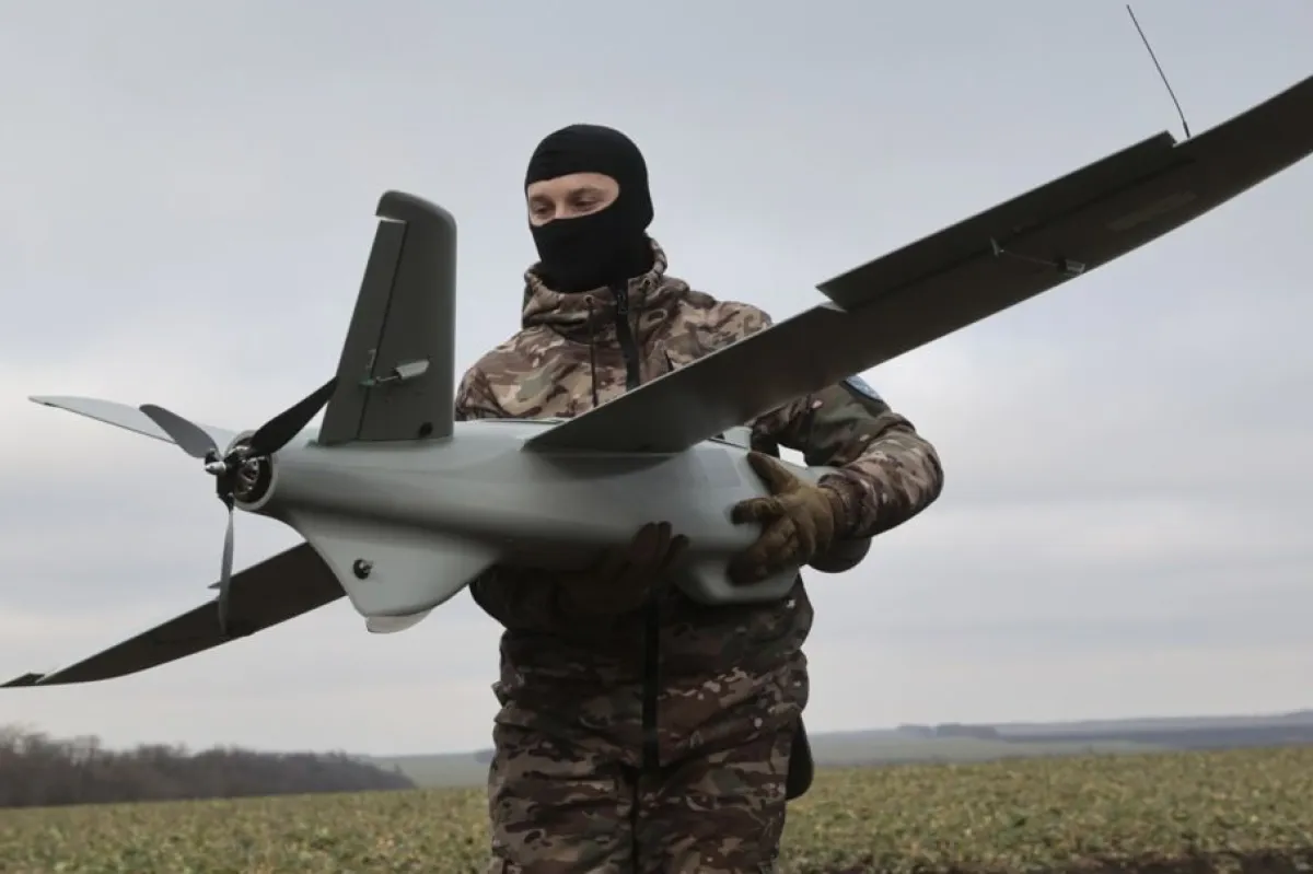 Ukraine's Territorial Defense Brigade operates drones near Zaporizhzhia frontline