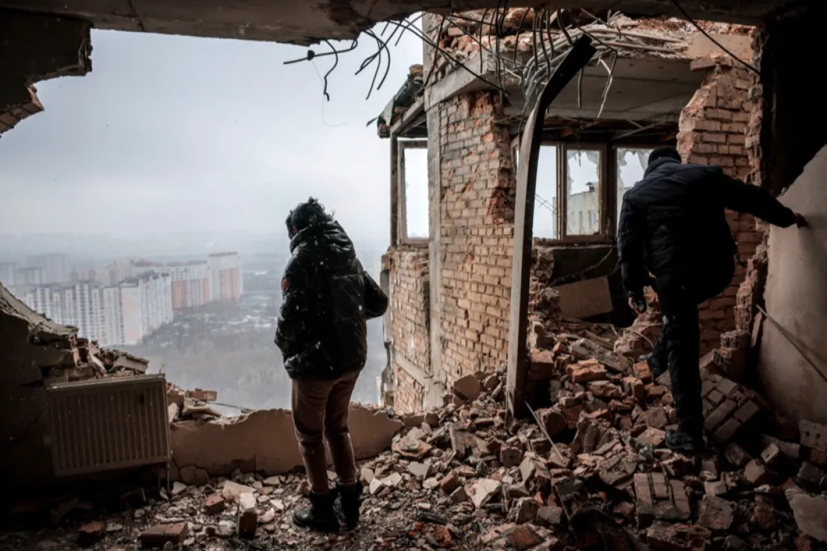 At least two injured in Russian drone attack on residential building in Kyiv