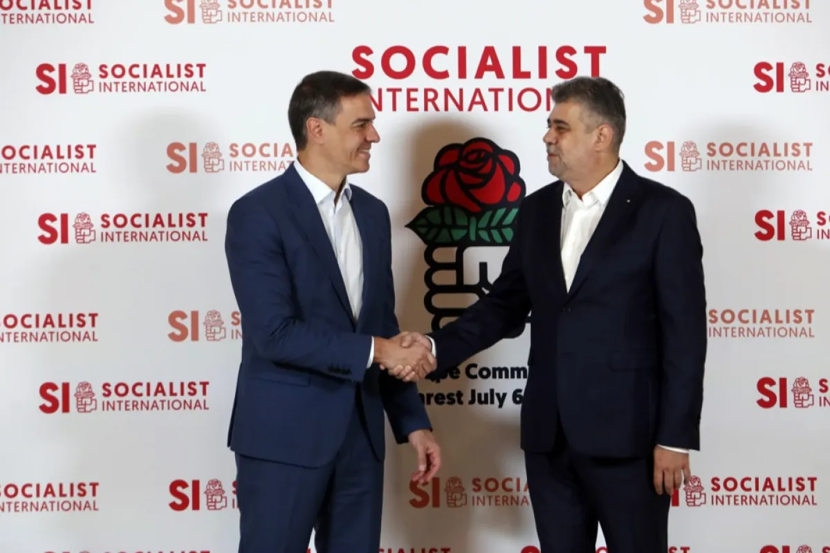 Spanish Prime Minister attends the Socialist International meeting in Bucharest