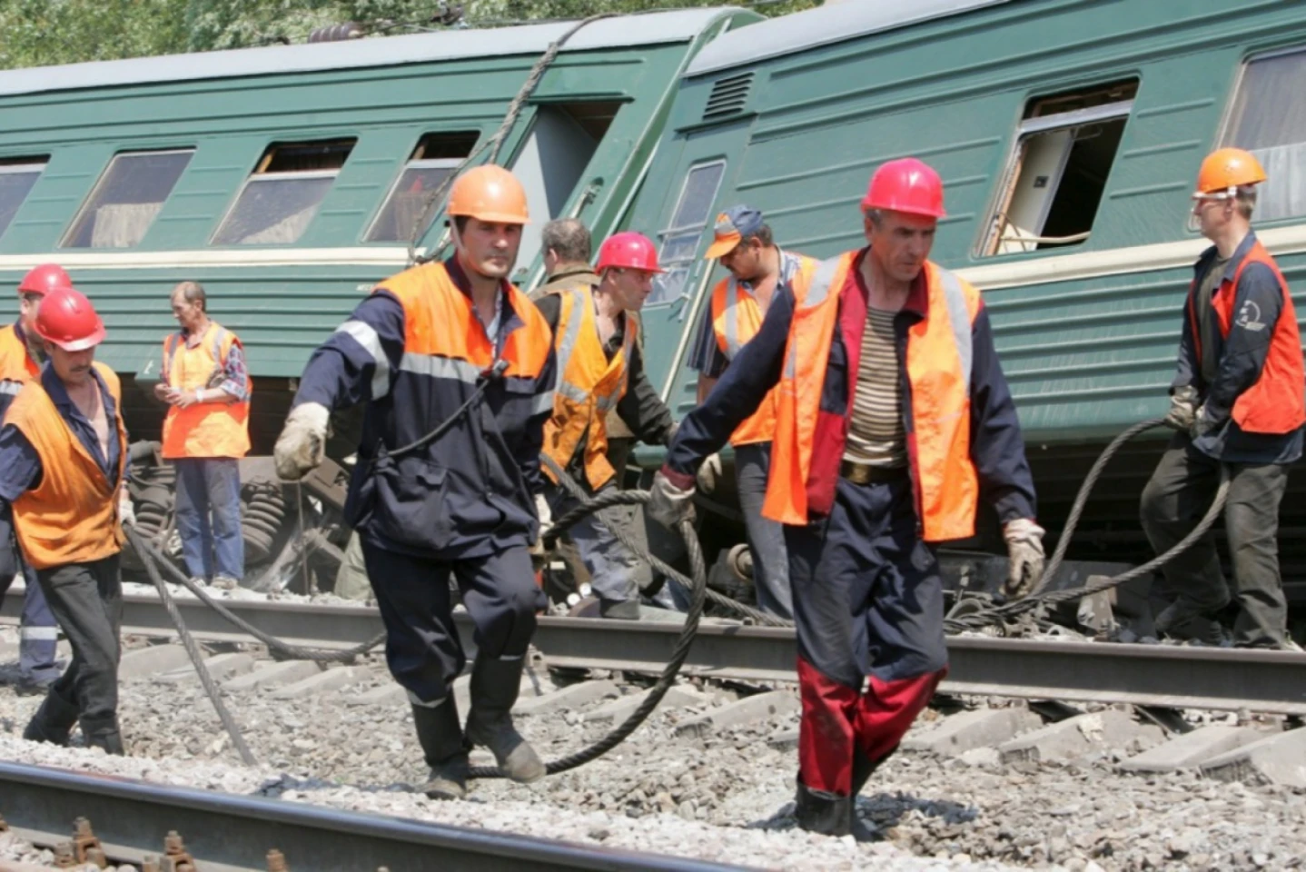 Tren deraiat în Rusia, aproape de granița cu Ucraina invadată
