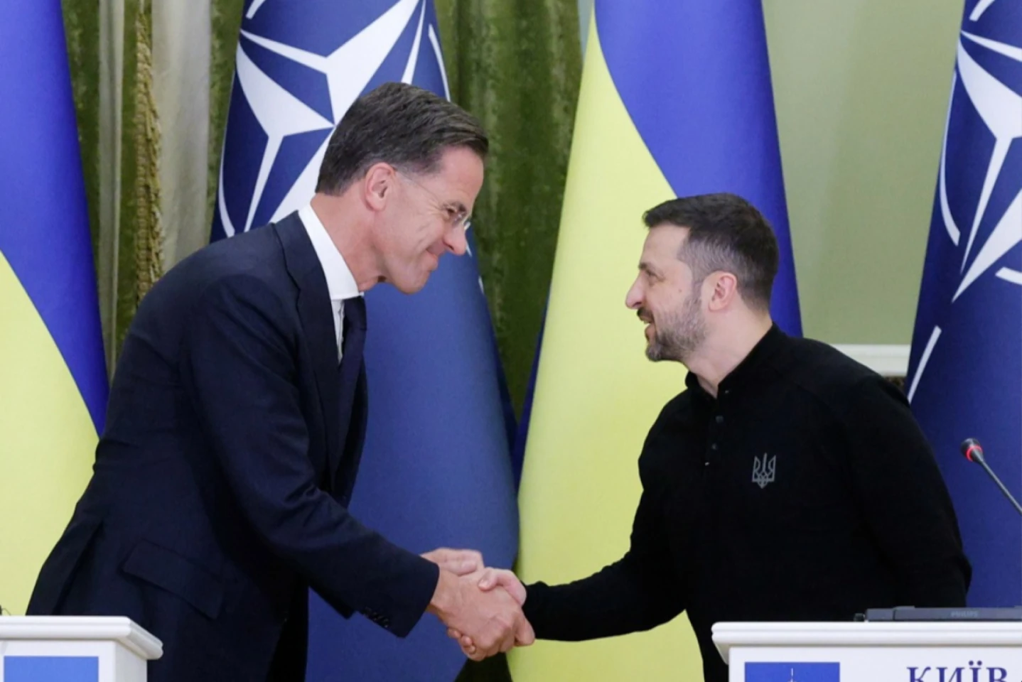 Noul secretar general al NATO, Mark Rutte, a mers la Kiev