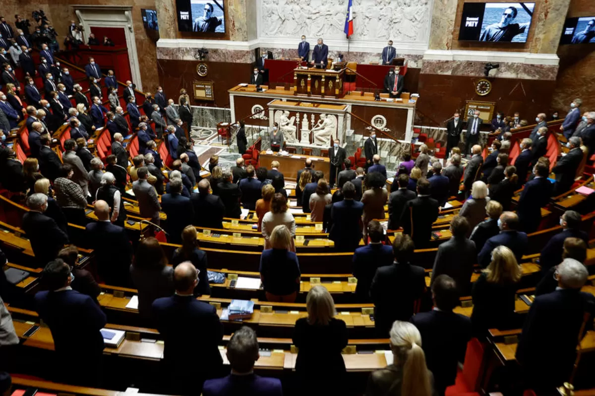Object Name: FRANCE PARLIAMENT PATY TRIBUTE