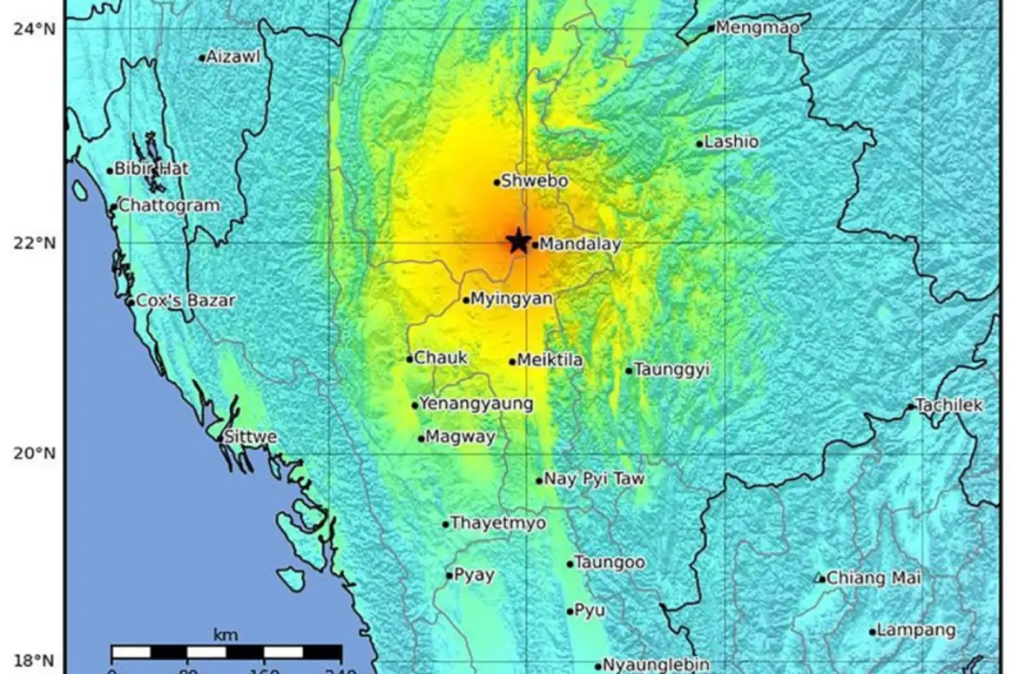Cutremur puternic în Myanmar