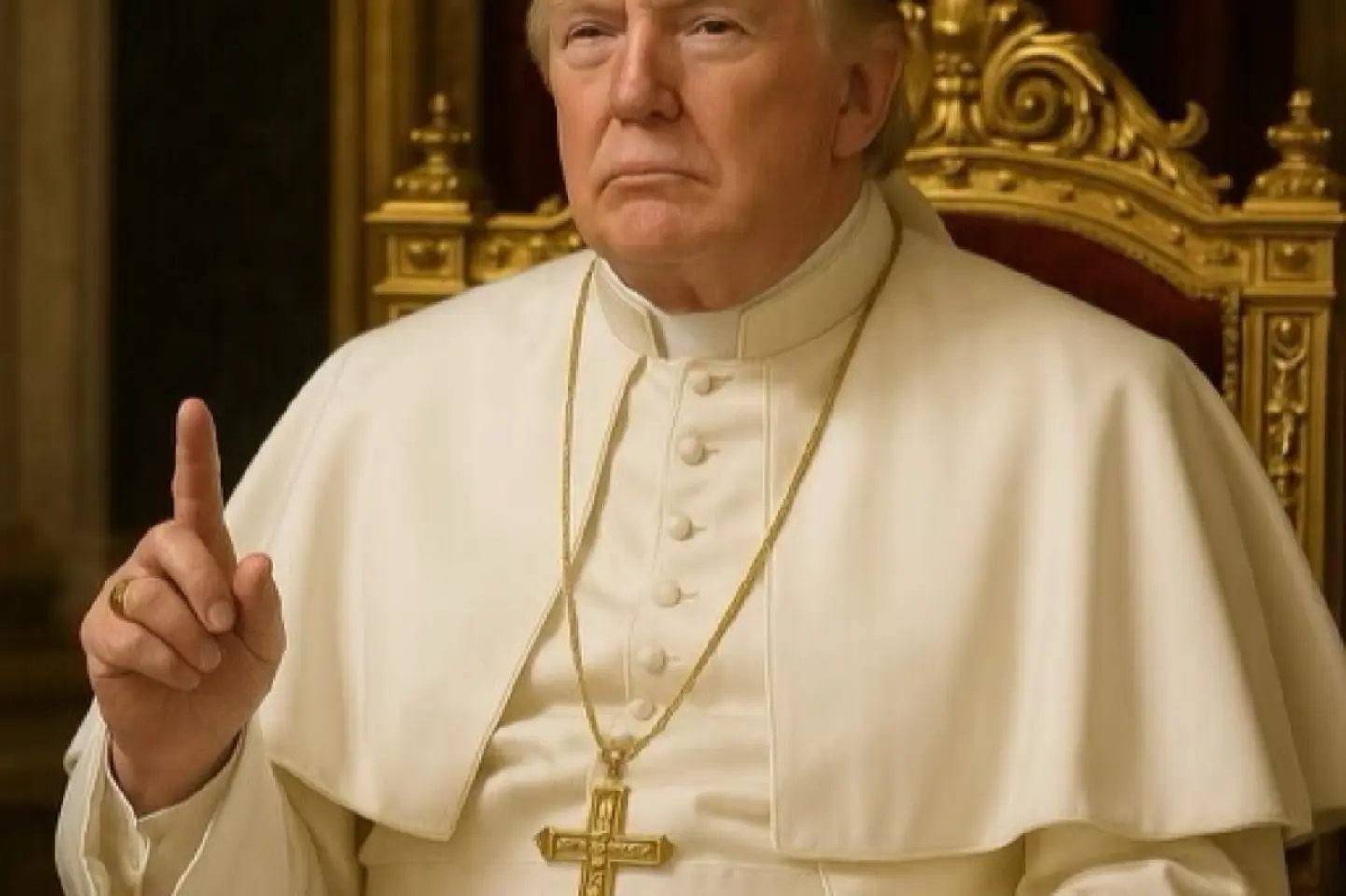 Donald Trump s-a travestit în papă