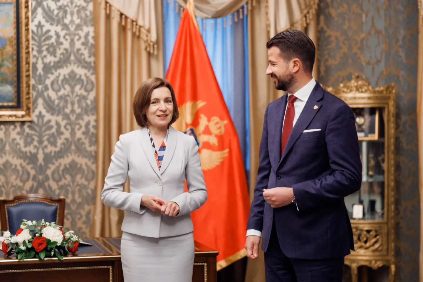 Vizită istorică a Maiei Sandu în Muntenegru