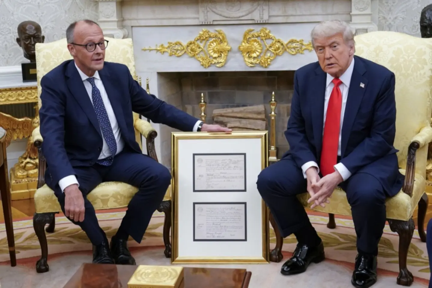 Cancelarul german primit de Donald Trump la Casa Albă