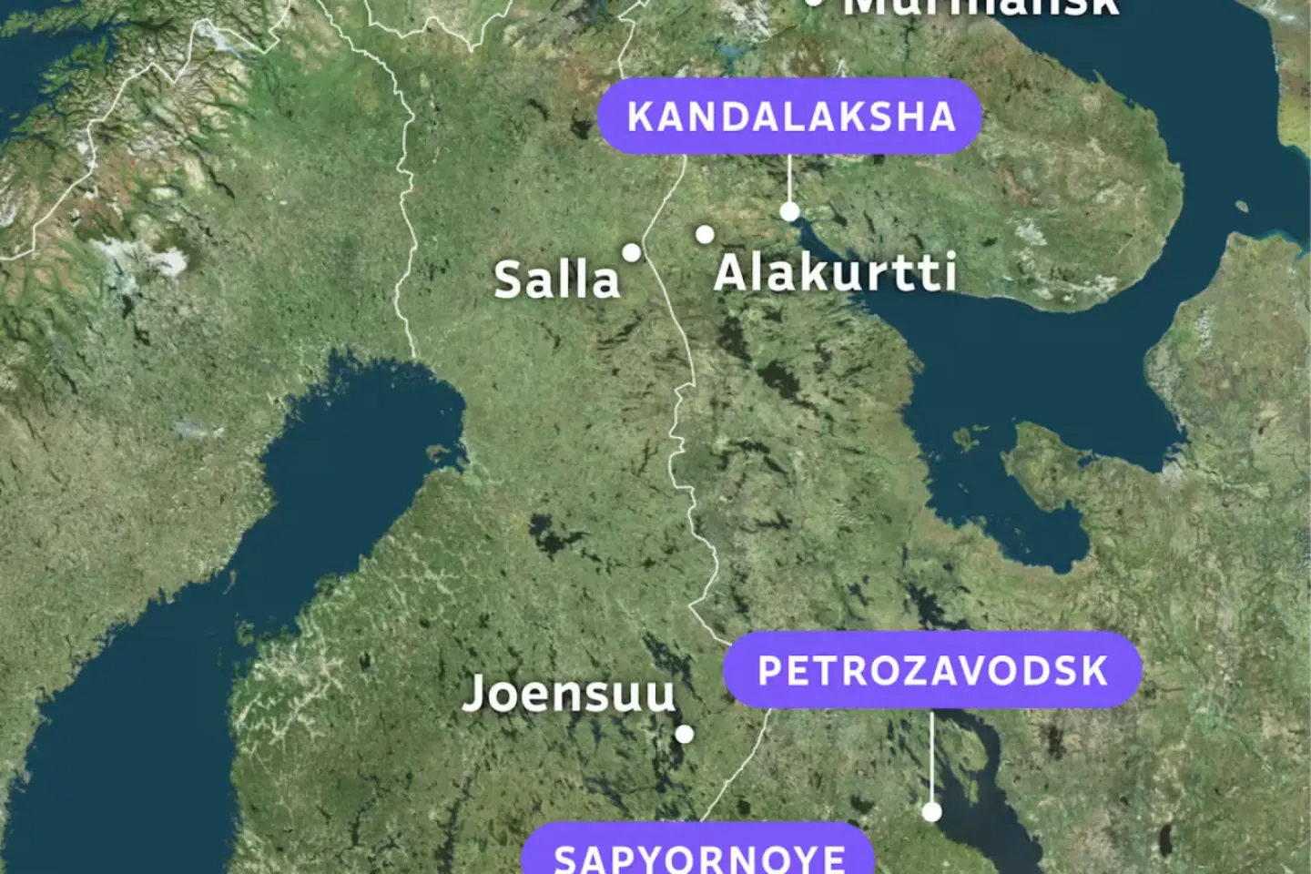 YLE: Satellite images reveal Russia’s military town