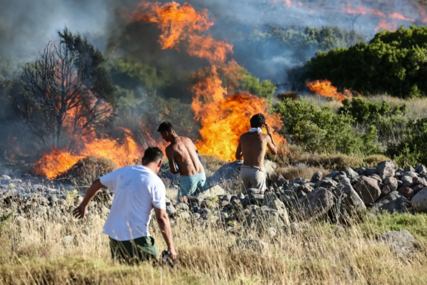 Doi morţi în urma incendiilor din vestul Turciei