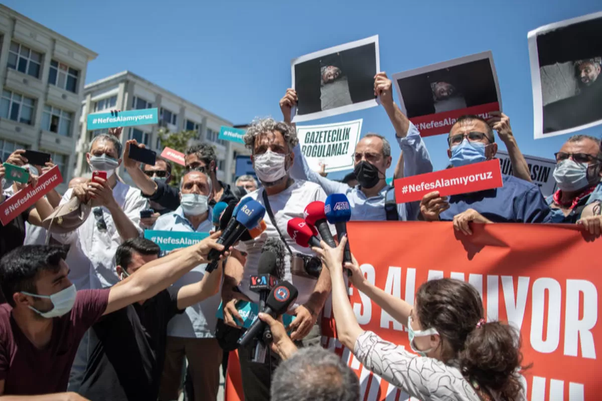 Object Name: TURKEY JOURNALISTS PROTEST