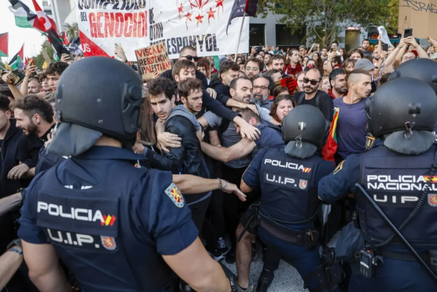 Proteste în Spania împotriva politicii Israelului față de Gaza