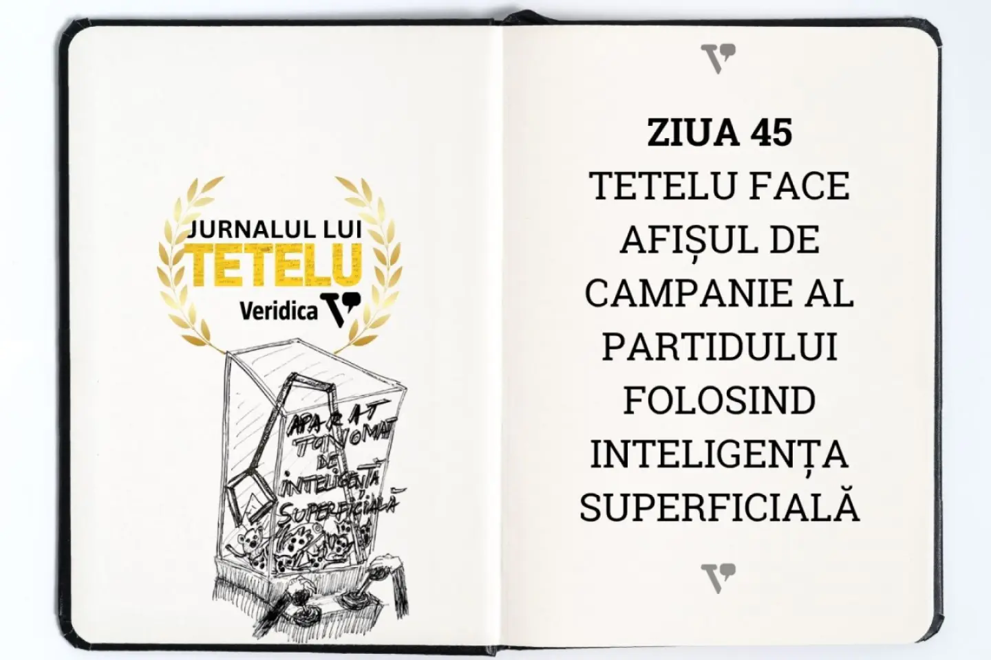 Tetelu face afișul de campanie al Partidului folosind Inteligența Superficială