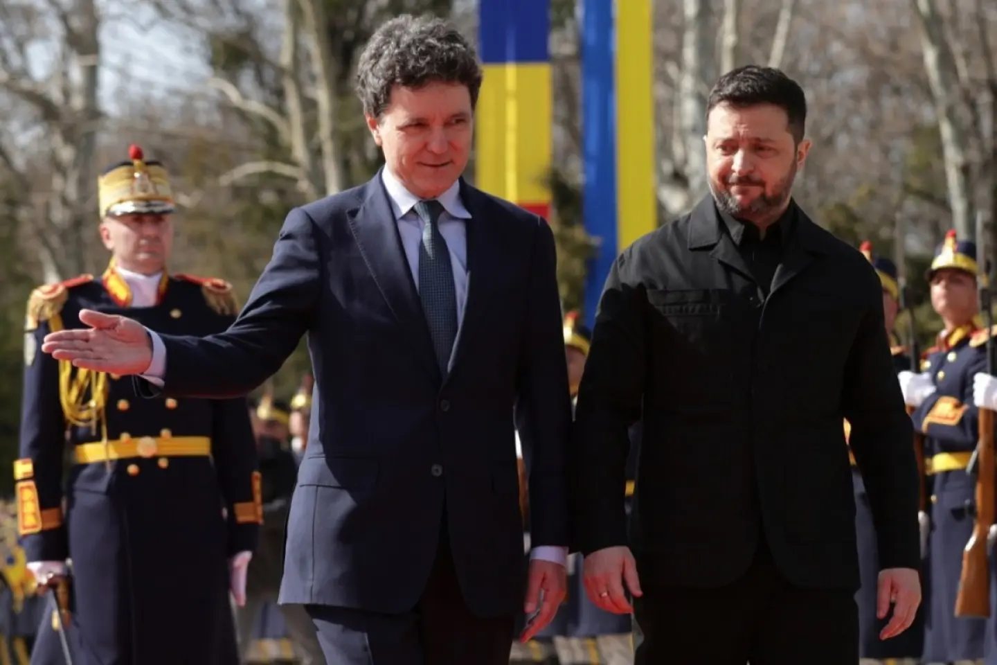 Zelenski a sosit la București