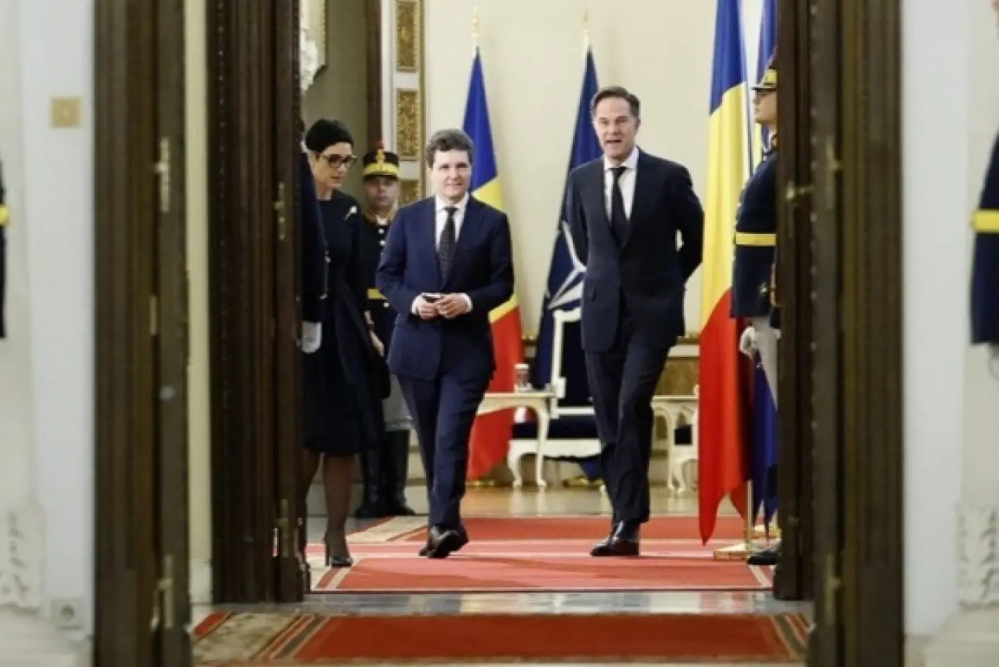 Întâlnire Nicușor Dan - Mark Rutte