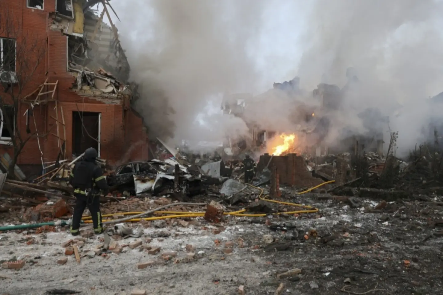 Atac masiv al Rusiei în regiunea Kievului