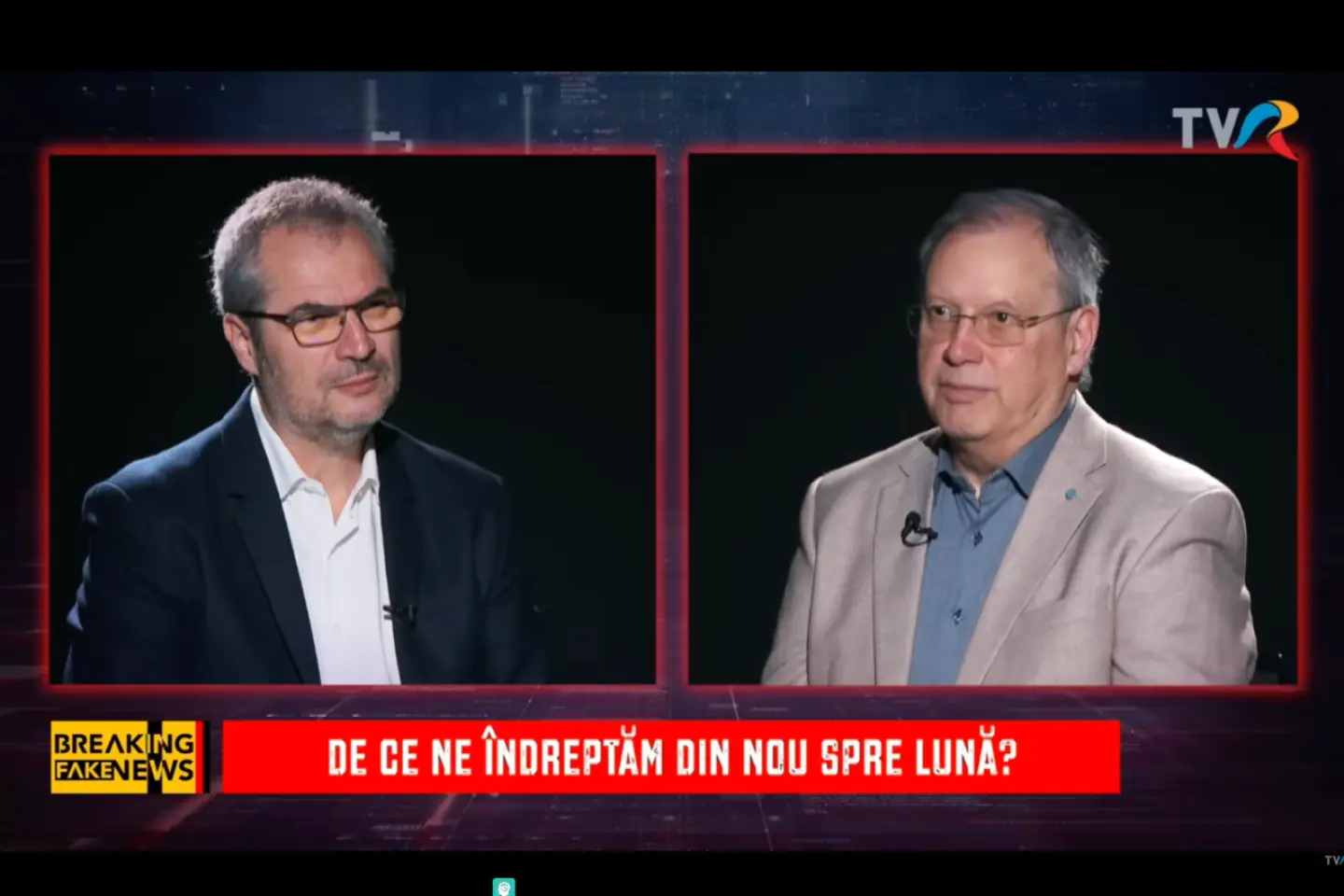 Breaking fake news cu Dumitru Prunariu: De ce ne îndreptăm din nou spre Lună? (TVR1)