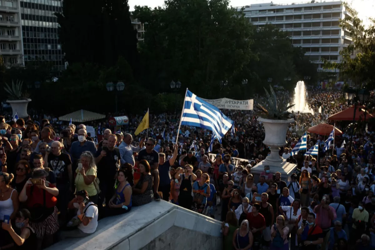 Object Name: GREECE PROTEST ANTI VAXXERS