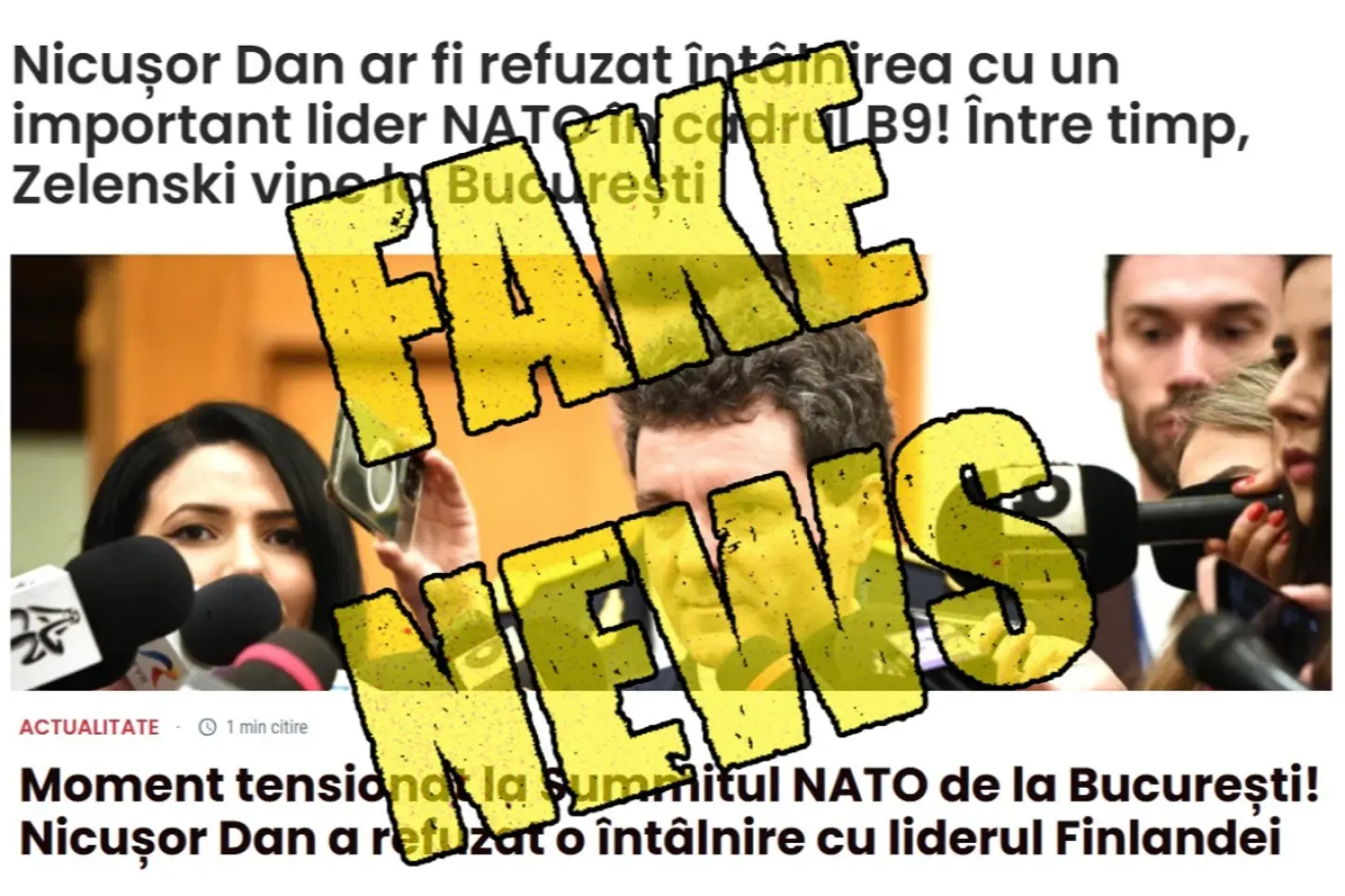 Nicușor Dan NU a refuzat o întâlnire cu omologul finlandez, Alexander Stubb