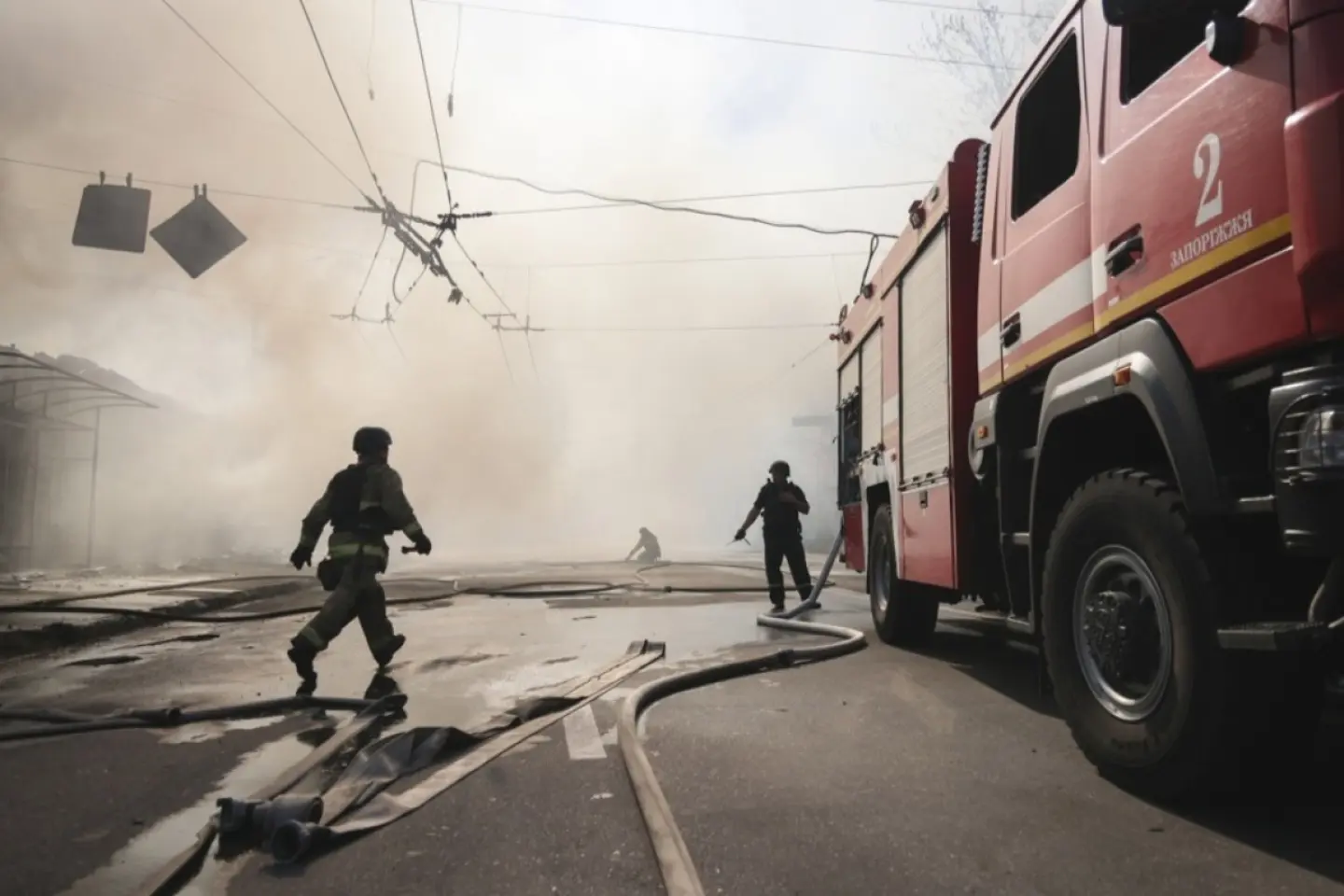 Atac rusesc cu drone la Zaporojie