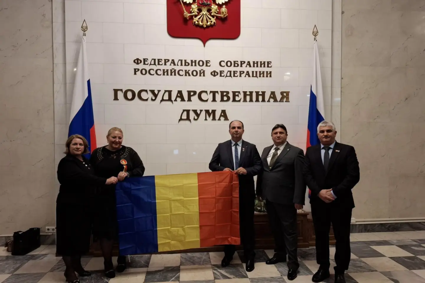 Diana Șoșoacă a sărbătorit Ziua Drapelului Național la Moscova