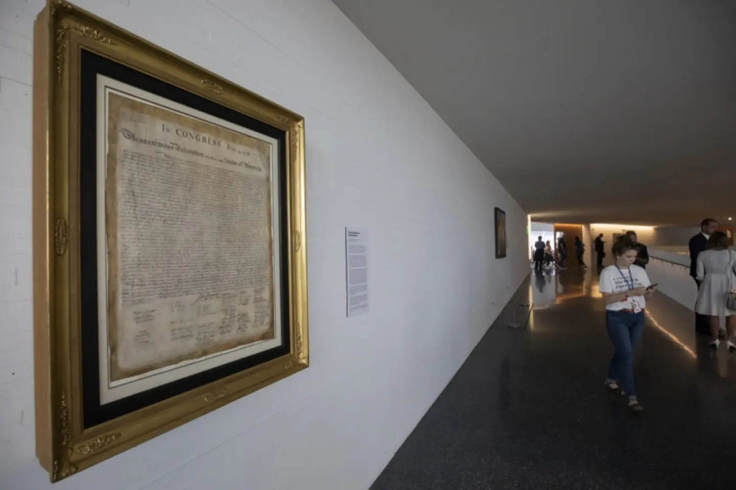 O copie rară a Declarației americane de Independență a fost descoperită în Marea Britanie
