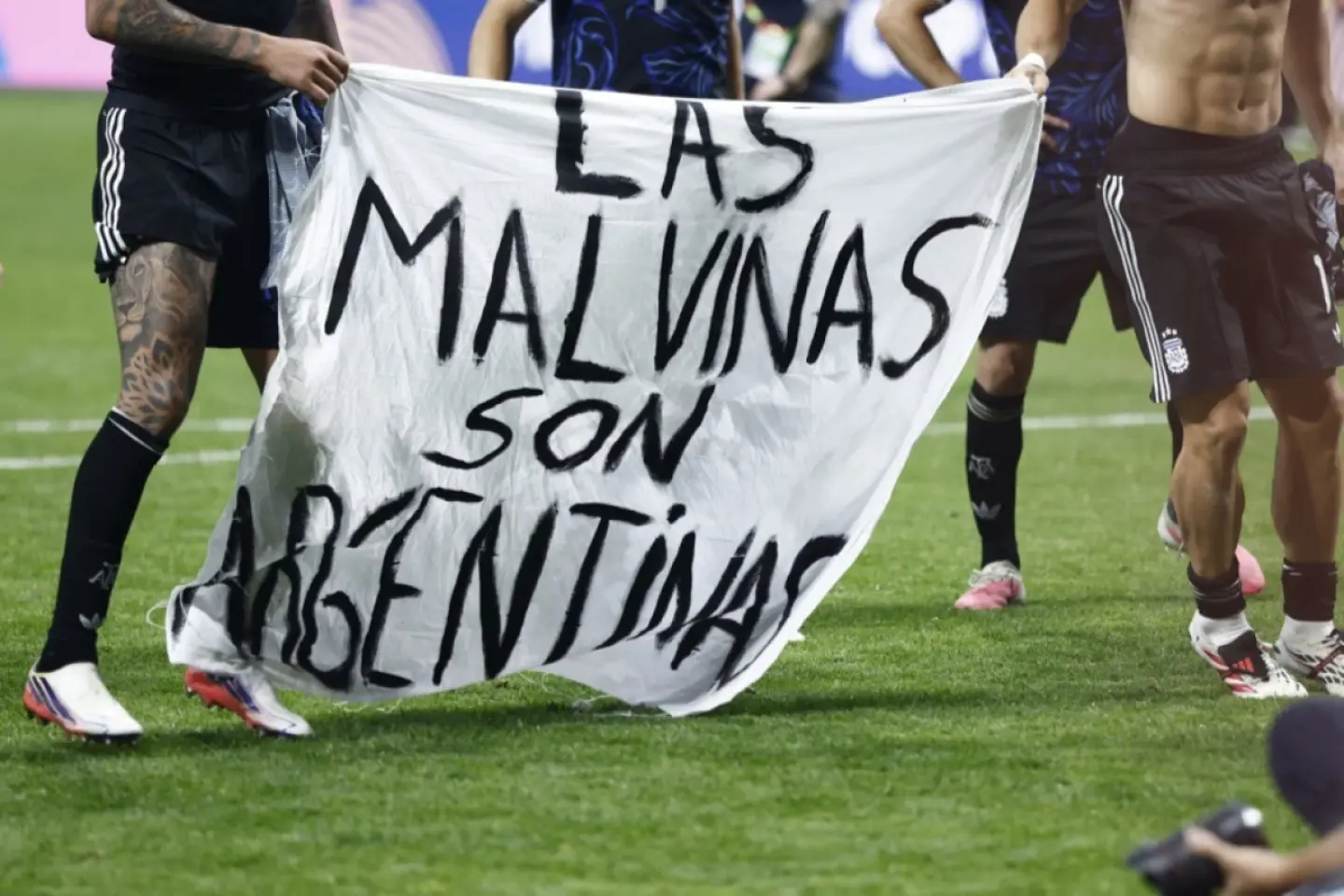 Argentina riscă sancțiuni din partea FIFA din cauza unui banner controversat