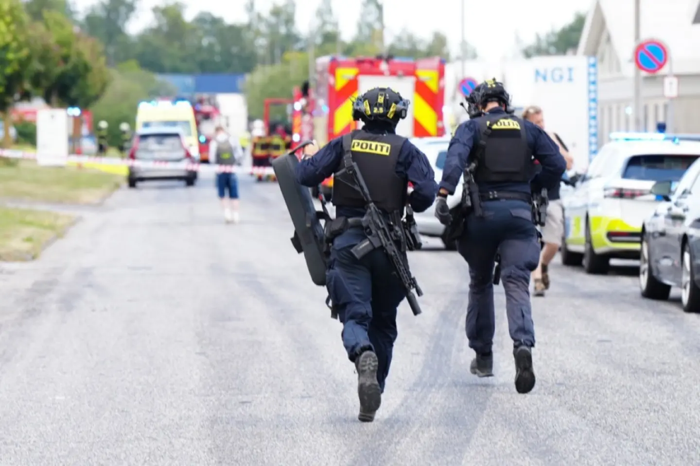 Un civil mort şi un polițist rănit într-un atac armat în nordul Danemarcei