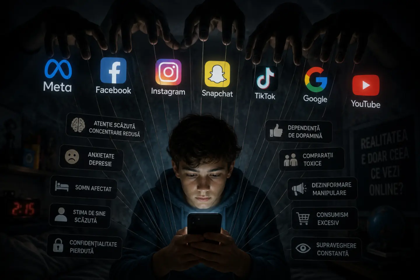 Meta, Snapchat, TikTok și YouTube, chemate în judecată în legătură cu sinuciderea a patru adolescenți