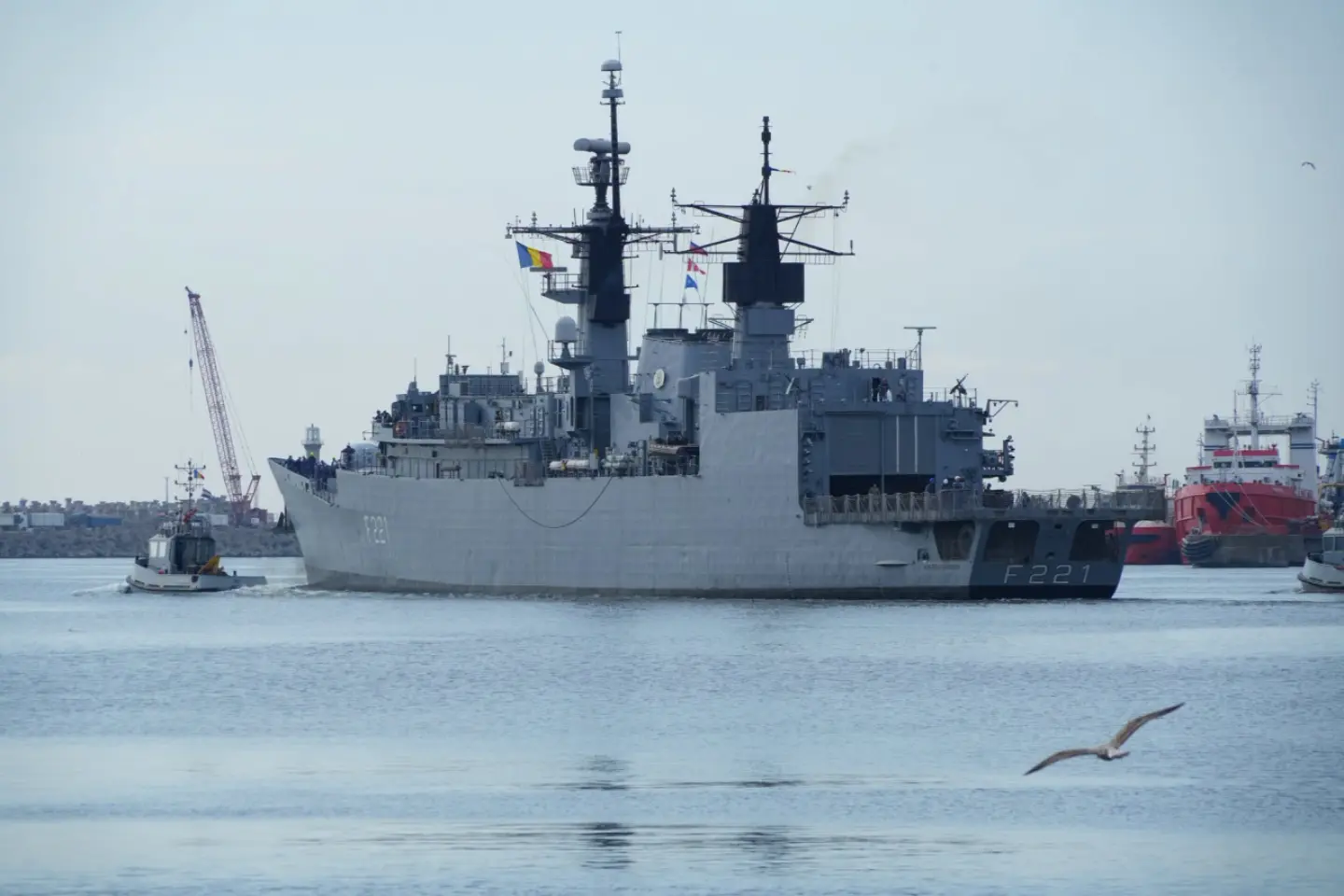 Fregata „Regele Ferdinand”, navă-comandant a unei misiuni NATO