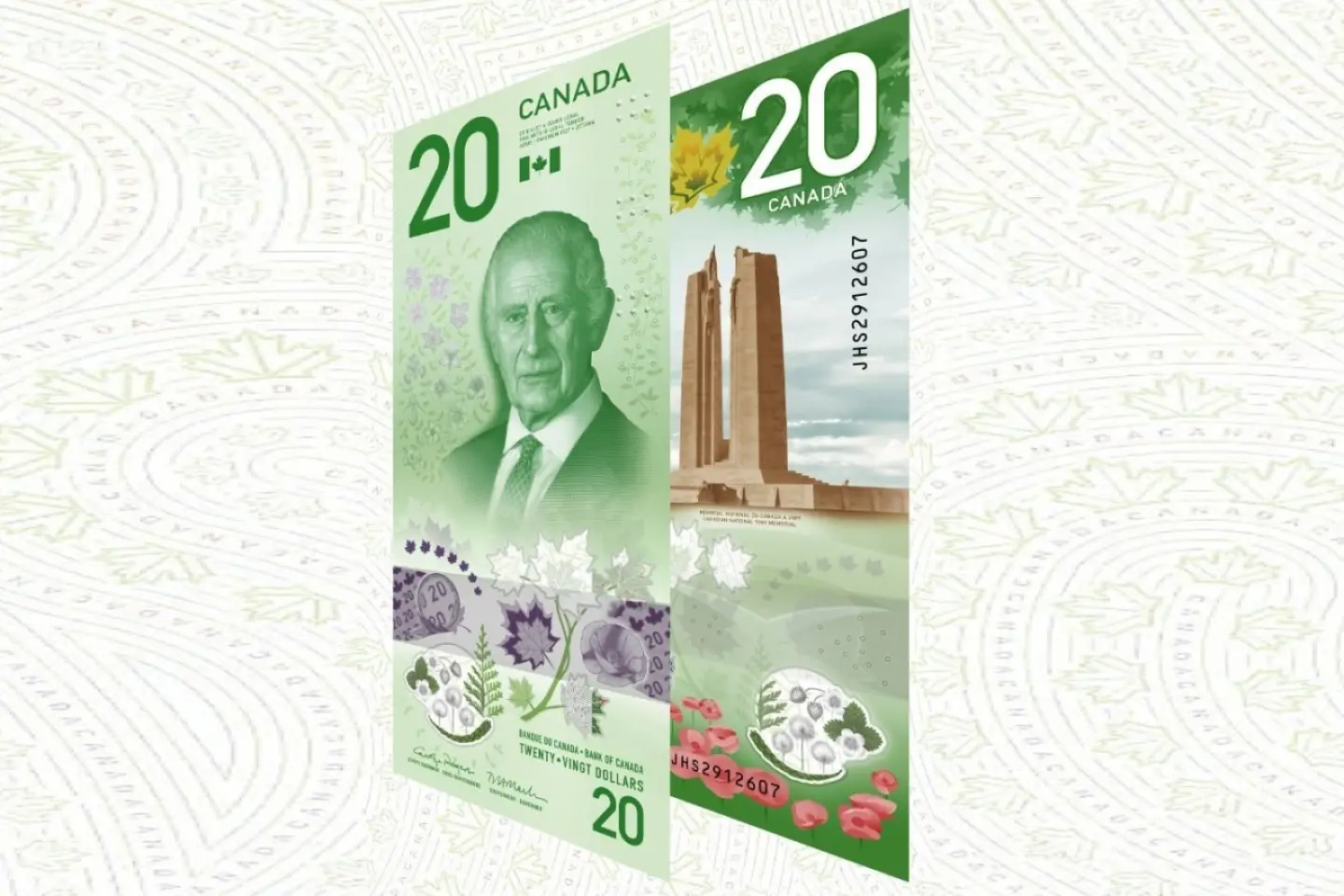 Chipul regelui Charles al III-lea va apărea pe noua bancnotă de 20 de dolari a Canadei