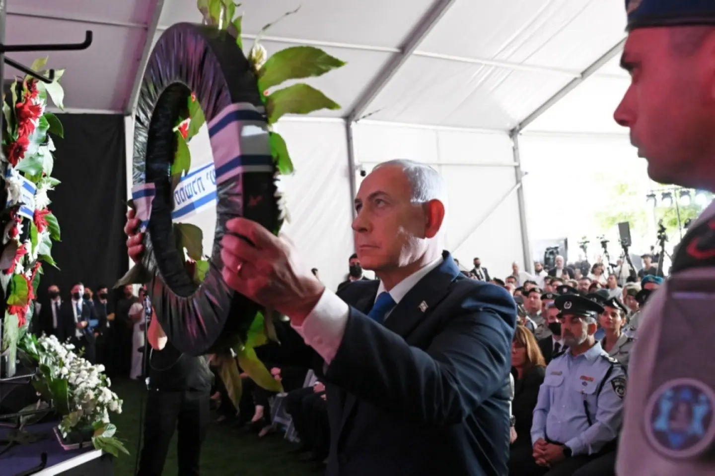 Benjamin Netanyahu întrerupt de tatăl unui ostatic ucis