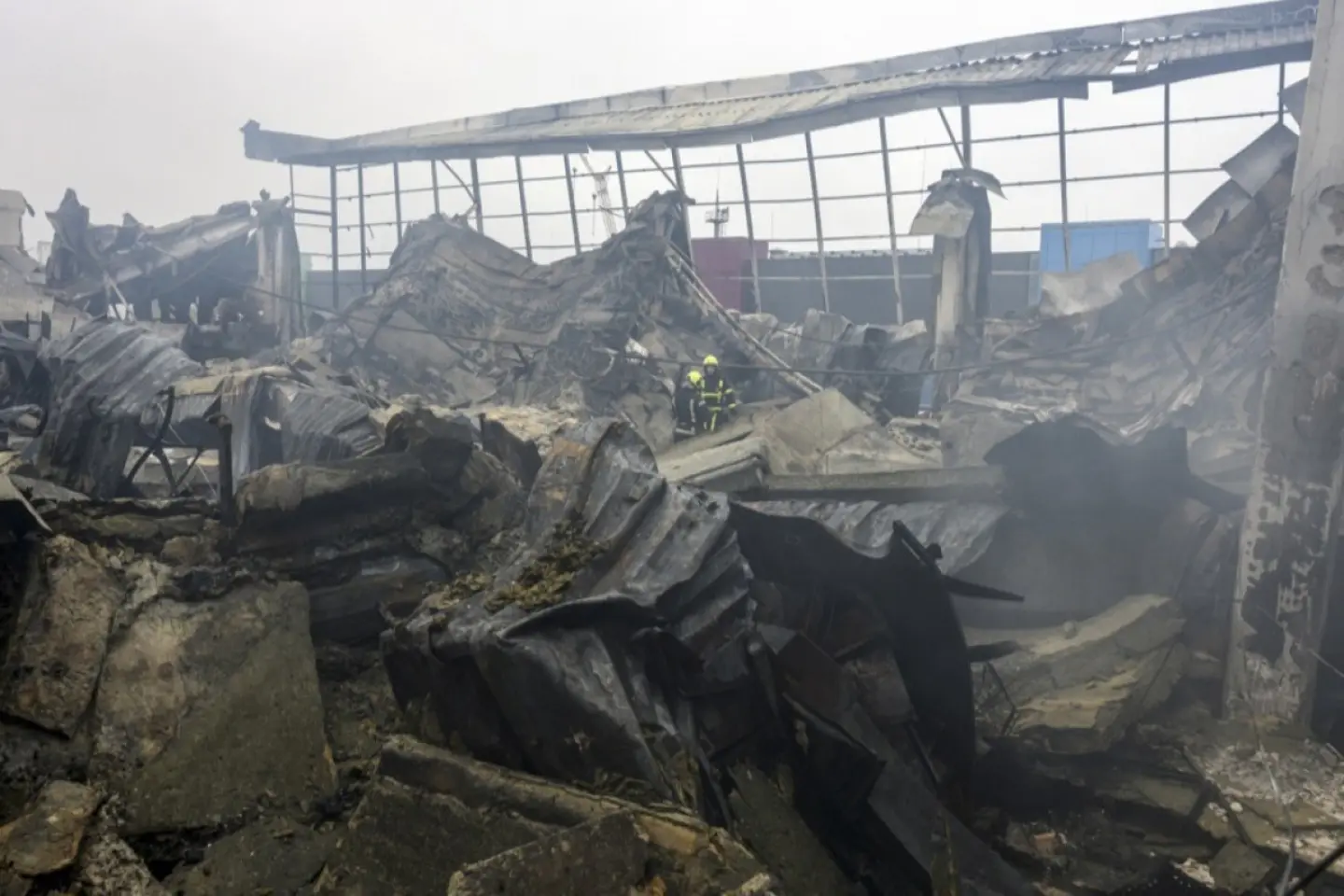 Rusia a lovit centrul Kievului cu o rachetă cu fragmentație