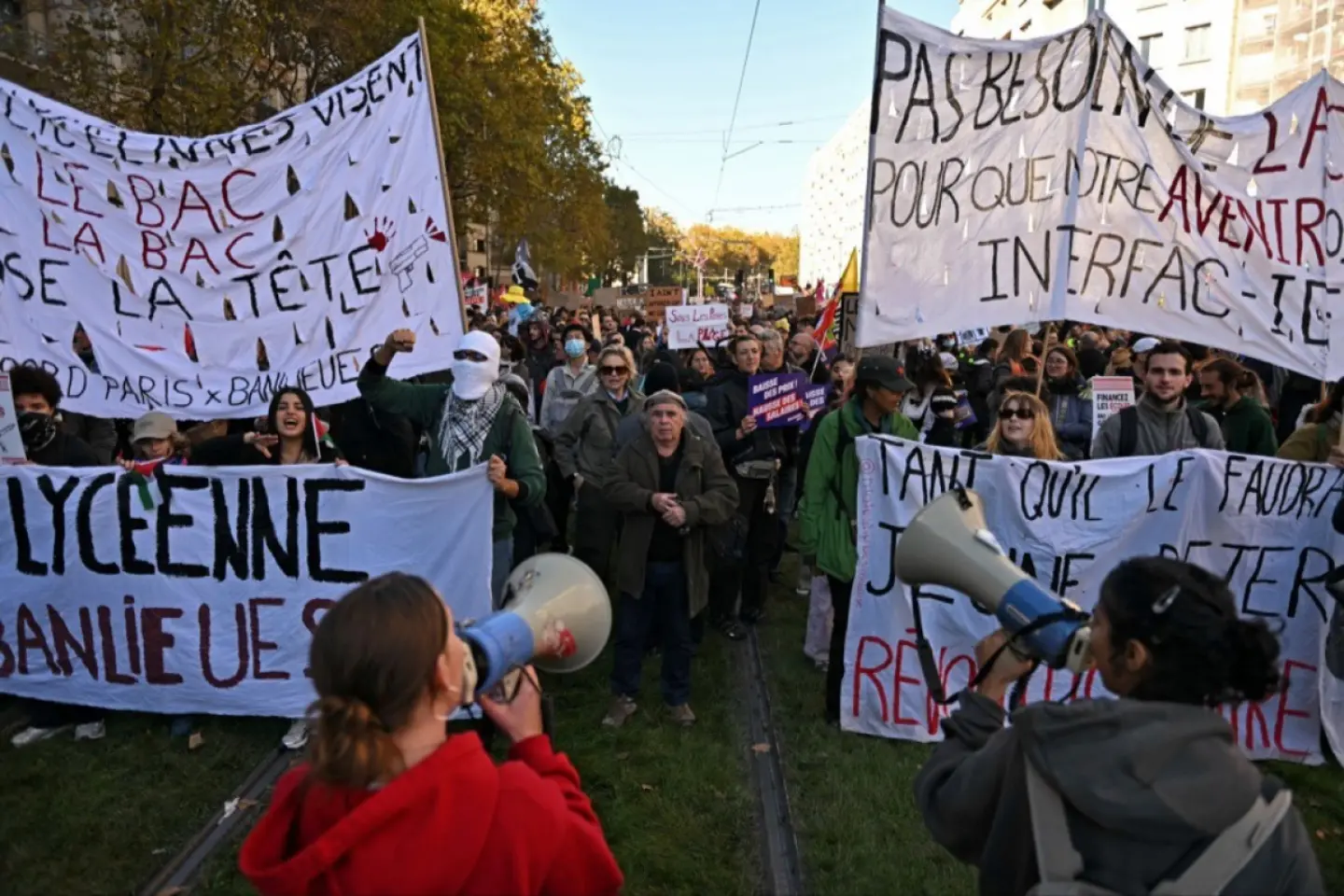 A treia zi de proteste în Franța 