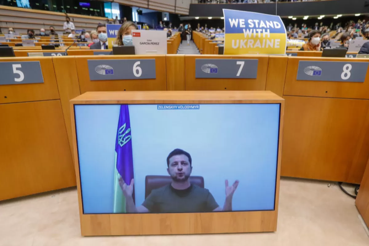 BELGIUM EU PARLIAMENT UKRAINE RUSSIA CONFLICT