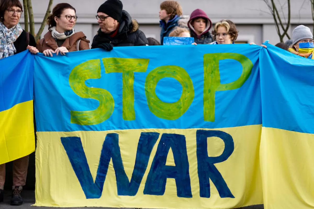 SWITZERLAND PROTEST UKRAINE RUSSIA CONFLICT