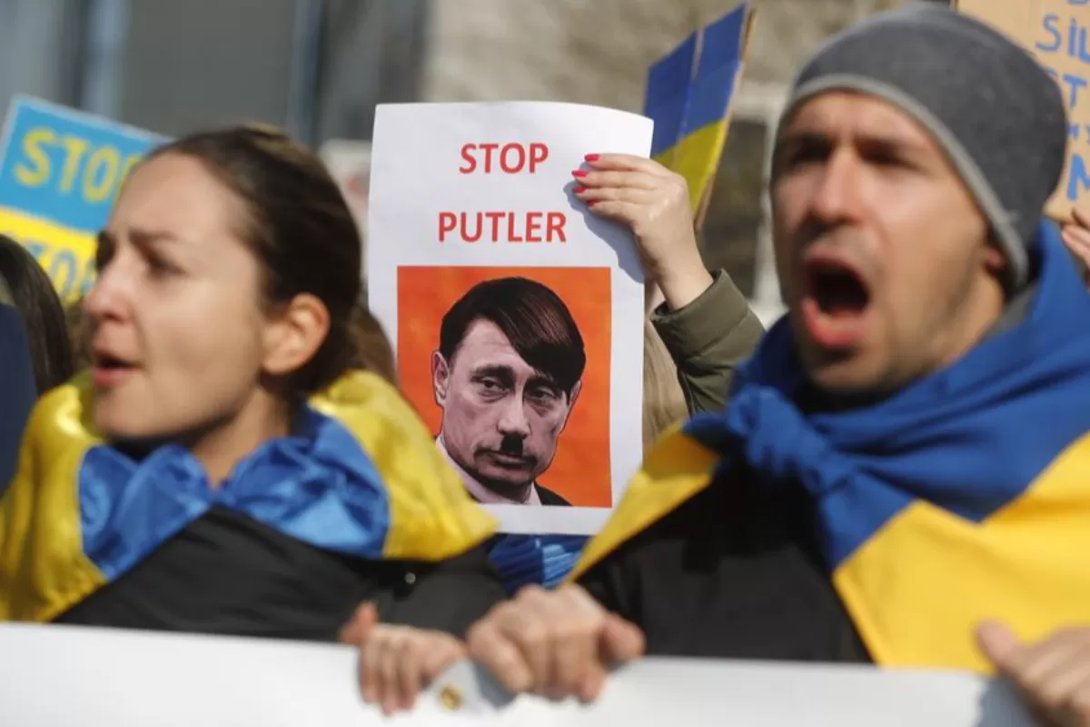 Object Name: BELGIUM PROTEST UKRAINE RUSSIA CONFLICT