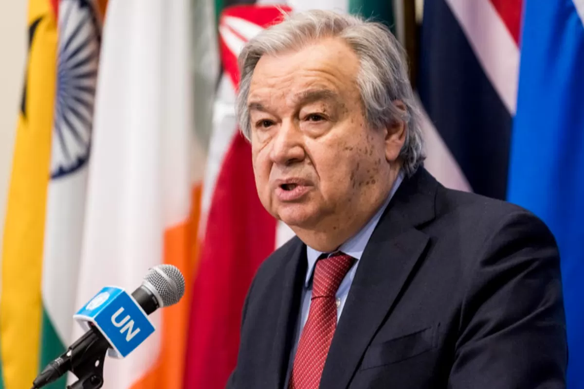 United Nations Secretary-General Discusses Russia Ukraine War
