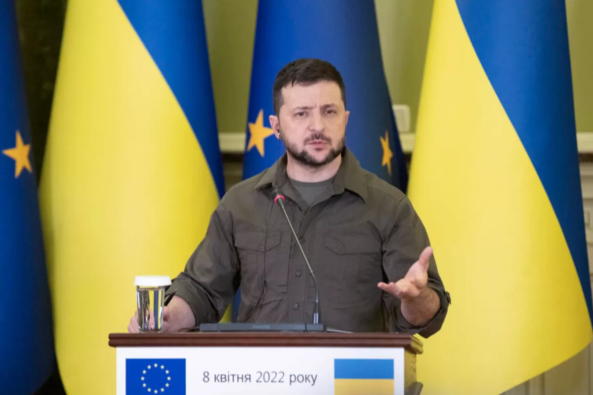 Ukrainian President Volodymyr Zelensky