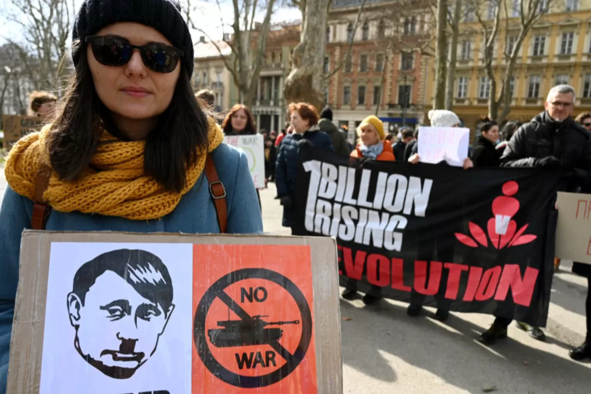 Object Name: CROATIA PROTEST UKRAINE RUSSIA CONFLICT