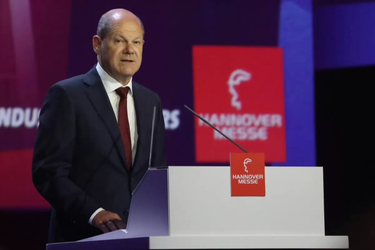 German Chancellor Olaf Scholz