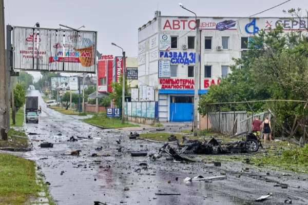 PROPAGANDĂ DE RĂZBOI: Locuitorii regiunii Harkov solicită alipirea la Rusia