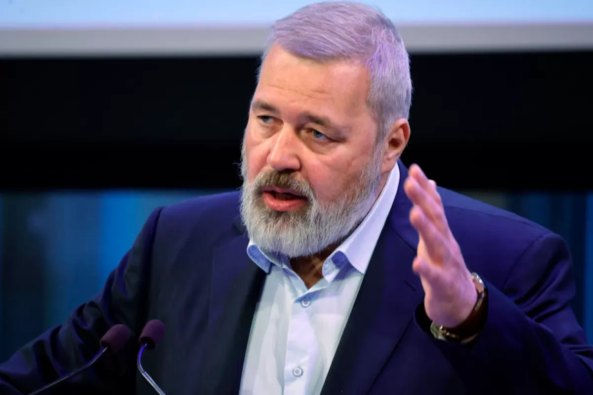 Dmitry Muratov, editor-in-chief of the influential Russian newspaper Novaya Gazeta