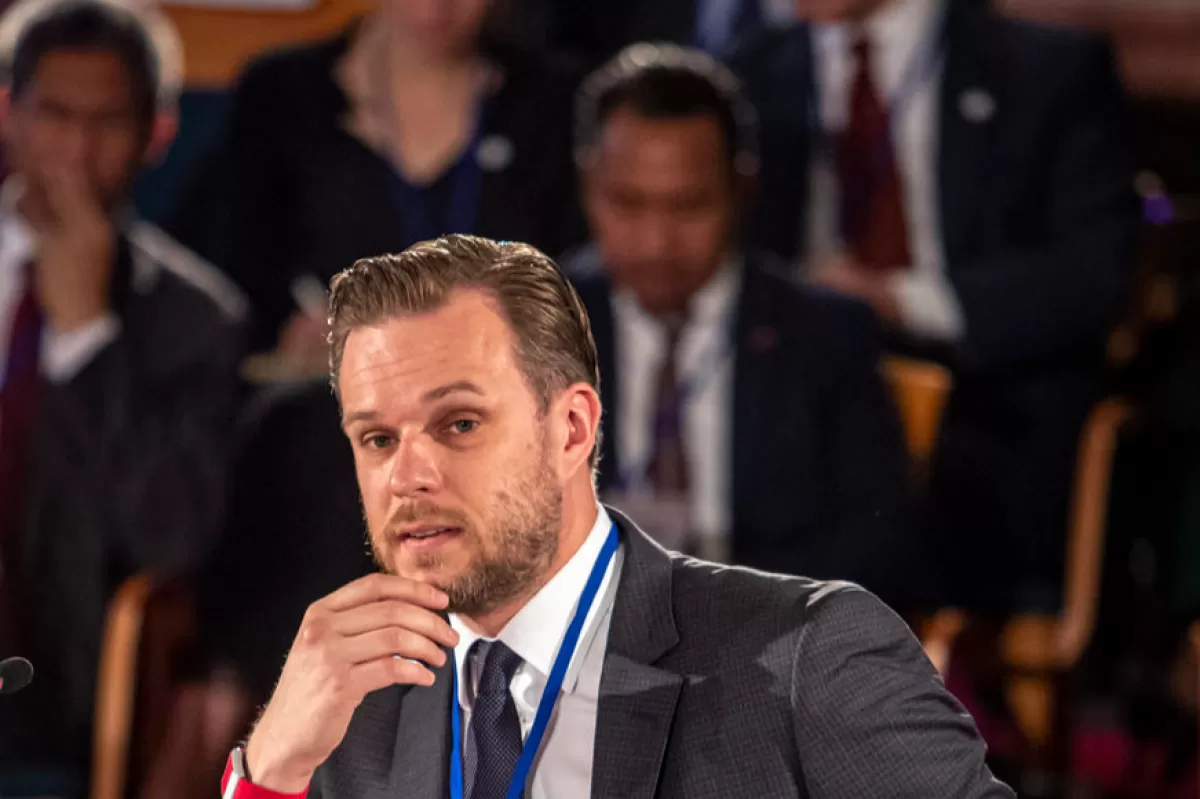 Lithuanian Foreign Minister Gabrielius Landsbergis
