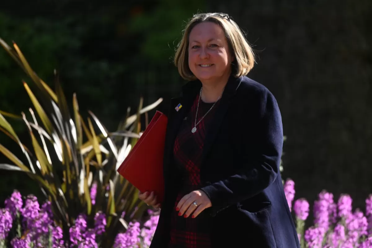 Britain's International Trade Secretary Anne-Marie Trevelyan