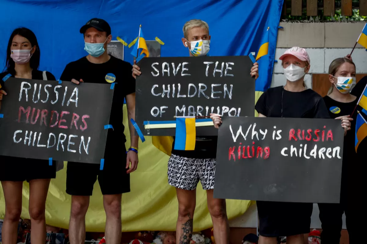 Bangkok Mariupol Protests
