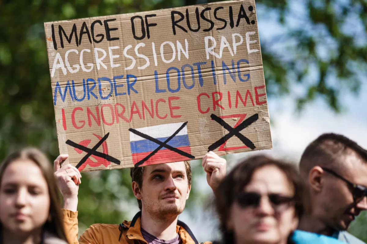 Object Name: GERMANY PROTEST UKRAINE RUSSIA CONFLICT